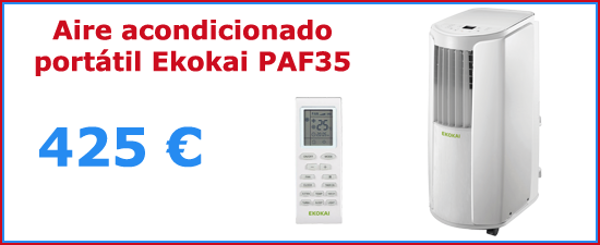 Oferta aire acondicionado portátil Ekokai PAF35