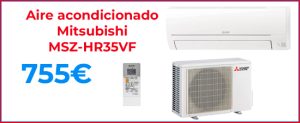 MITSUBISHI MSZ-HR35VF oferta climatización aire acondicionado barato Hiperclima Madrid