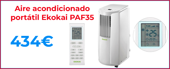 EKOKAI PAF35 oferta climatización aire acondicionado portátil barato Hiperclima Madrid