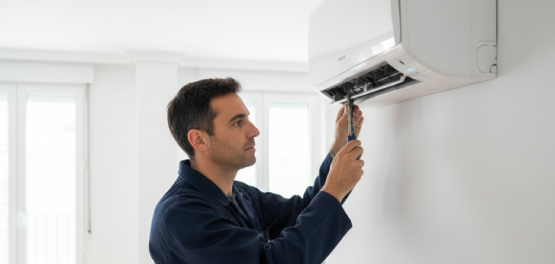 Servicio Técnico Orbegozo Madrid Hiperclima reparando aire acondicionado en vivienda